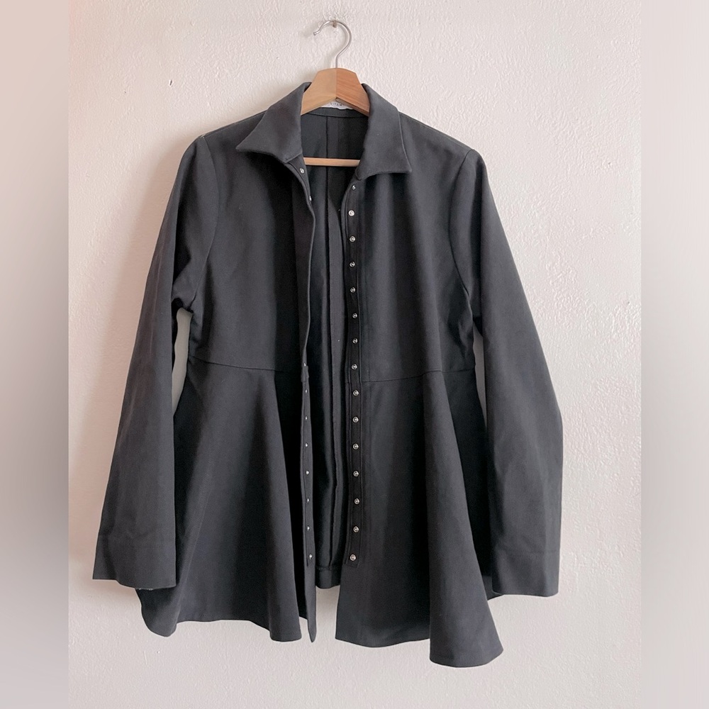 VITAMIN Peplum Multi Snap Jacket
